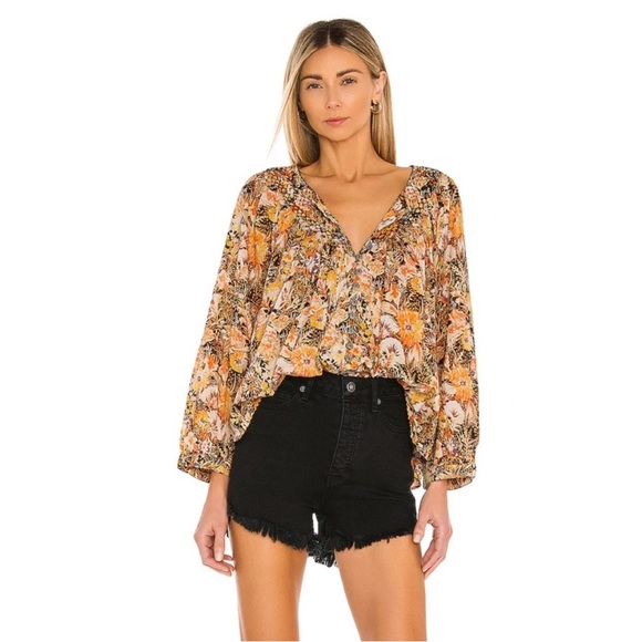 Free People We Are Free Cool Meadow Top - Picture 2 of 6